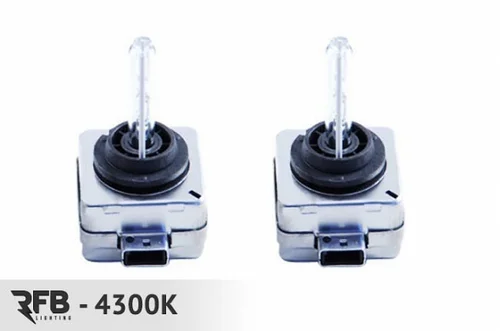 RFB HID Bulb Pair 4300K (Pure White) For D1S Series D1S-4300