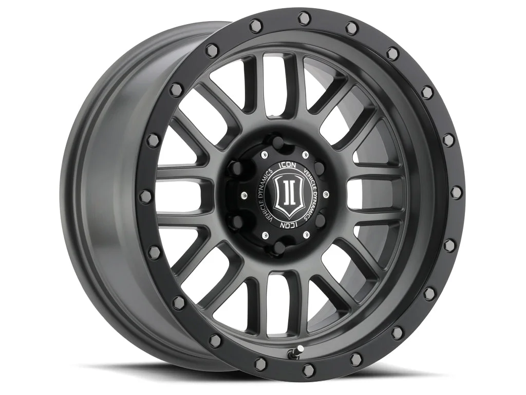 ICON ALLOYS ALPHA TITANIUM – 17 8.5 / 6 X 5.5 / 0MM / 4.75″ BS