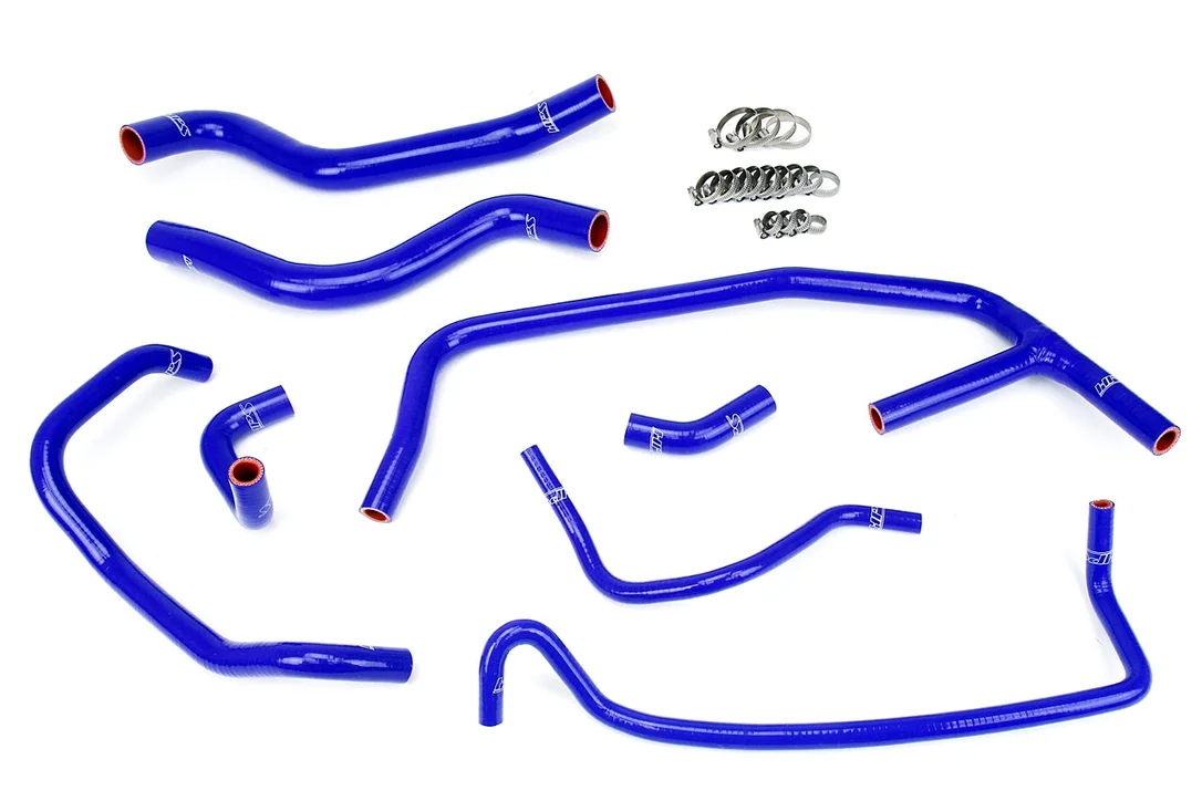 HPS 57-1452-BLUE Ford 2015-2019 Mustang Ecoboost 2.3L Turbo-Radiator + Heater Hose