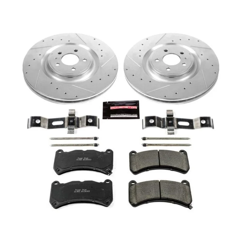 Power Stop 2013-2014 Ford Mustang Front Z23 Evolution Sport Brake Kit