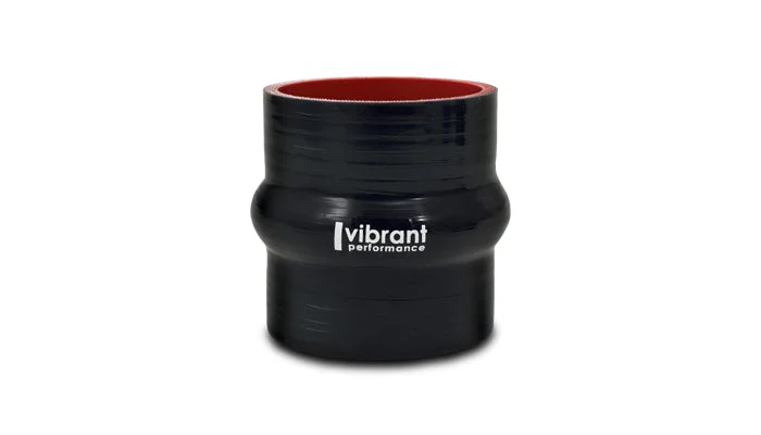 4 Ply Silicone Hump Hose Coupler, 2.25in ID x 3in Long – Black
