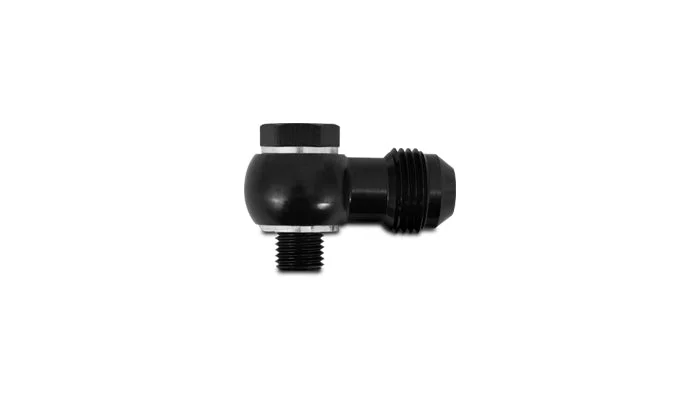 ‘-4AN Male Banjo Fitting 8mm x 1.25 Metric, Aluminum, w/ 2 Washers