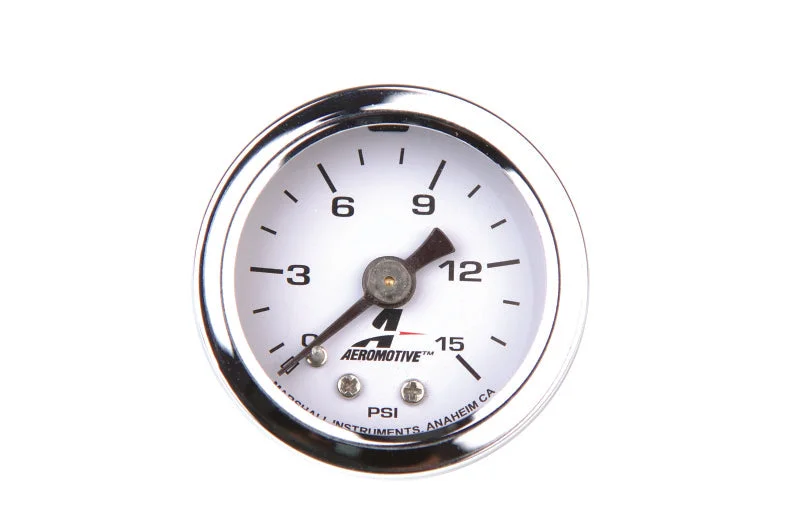 Aeromotive 0-2015 PSI Fuel Pressure Gauge