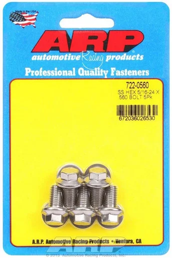 S/S Bolt Kit – 6pt. (5) 5/16-24 x .560