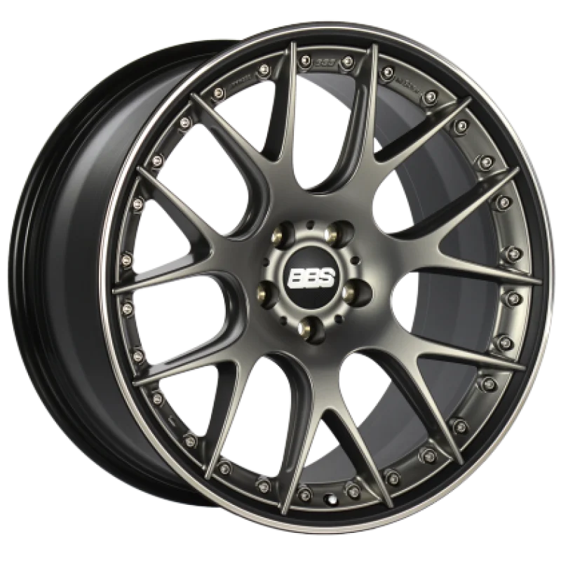 BBS CH-RII 21×9 5×120 ET28 Satin Platinum Center Black Lip SS Rim Prot Wheel -82mm PFS/Clip Req