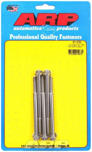 S/S Bolt Kit – 12pt. (5) 1/4-20 x 3.750