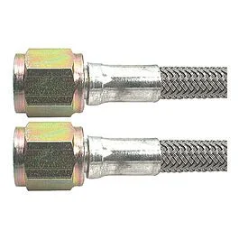 Allstar 46400-42 -4 Straight x -4 Straight P.T.F.E. Hose Assembly, 42″ Length