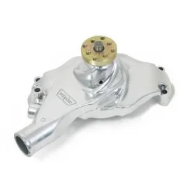 Action +Plus Aluminum Water Pump 9212P Weiand BB Chevy Short Polished