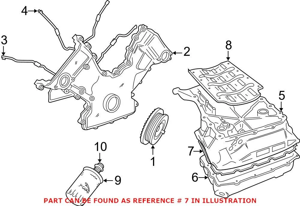 URO Parts NCA1730AD – Engine Oil Pan Gasket