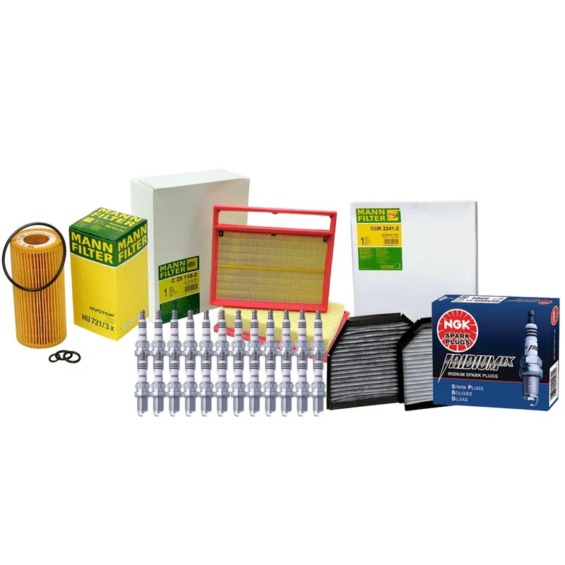 Mann-Filter 4212888 – Air / Cabin Air / Fuel / Engine Oil Filter Kit