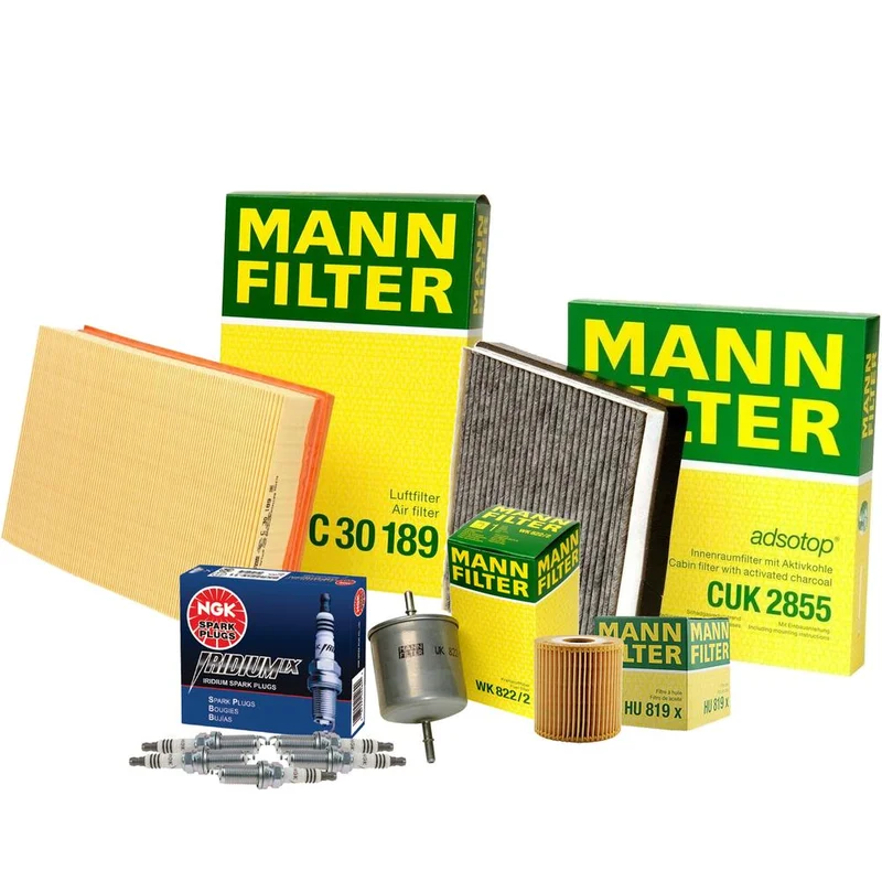 Mann-Filter 4213168 – Air / Cabin Air / Fuel / Engine Oil Filter Kit