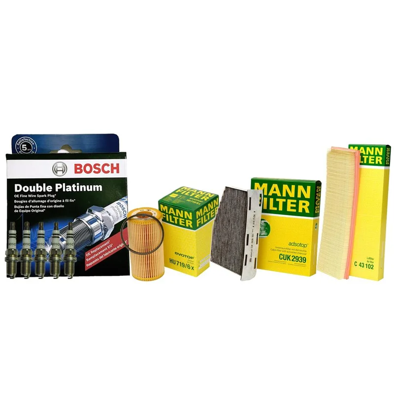 Mann-Filter 4213310 – Air / Cabin Air / Fuel / Engine Oil Filter Kit