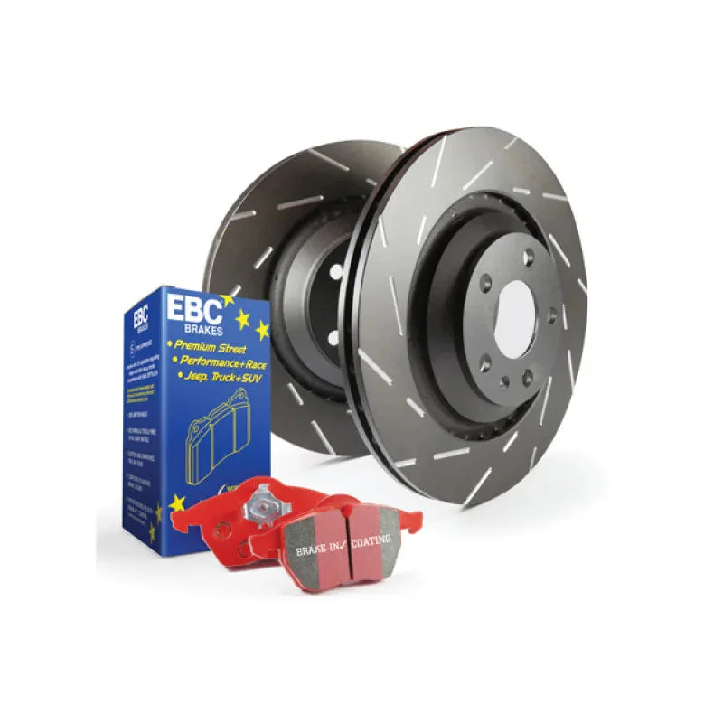 EBC Front Redstuff Brake Pads & USR Rotors 12+ BMW 228 230 320 328 330 428 430