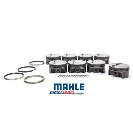 Mahle Pistons 930200300 SBC 350 -5cc Flat Top 4.000 Bore 6.0 Rod