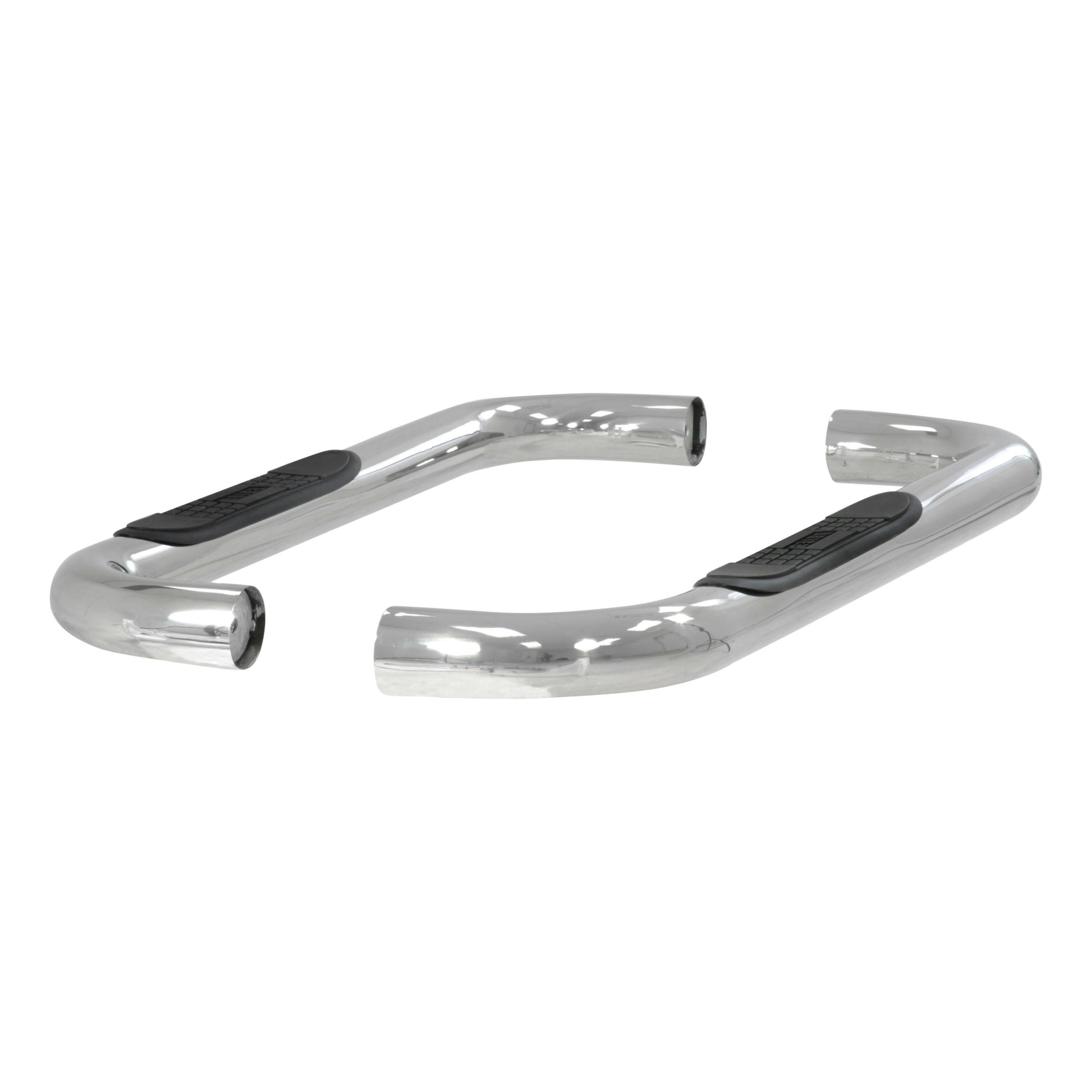 ARIES 203007-2 3" Round Polished Stainless Side Bars, Select Ford F-150