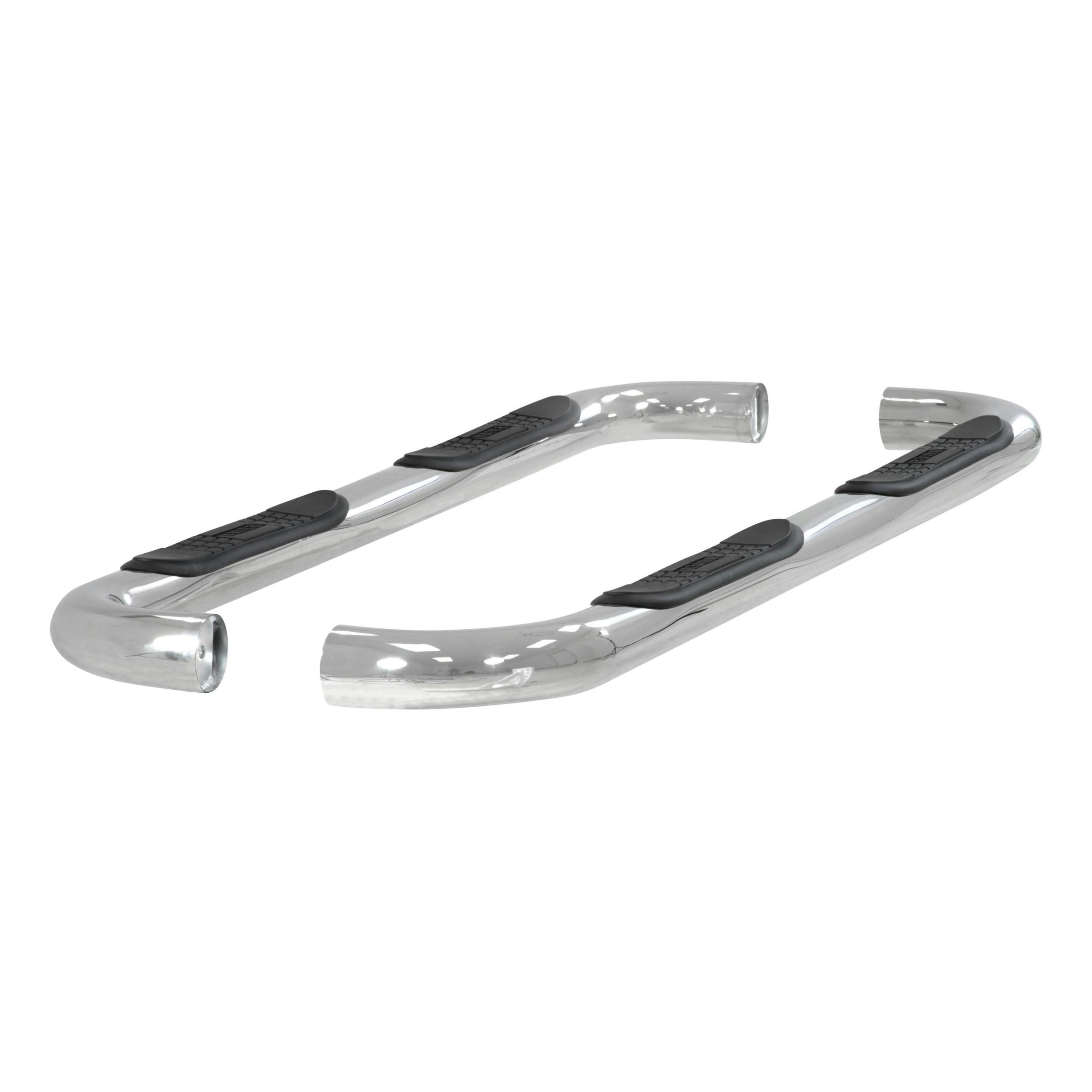 ARIES 203008-2 3" Round Polished Stainless Side Bars, Select Ford F-150