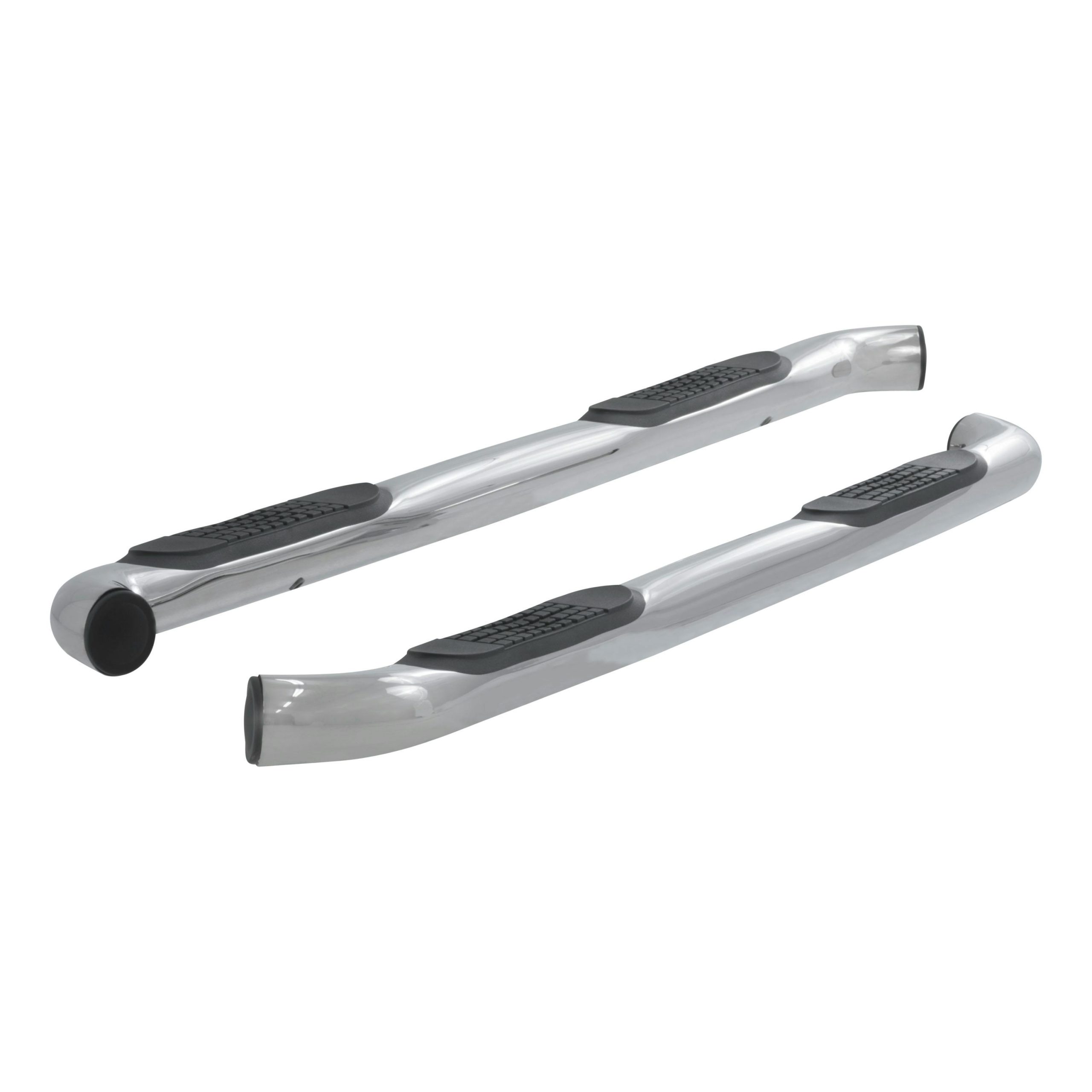 ARIES 203015-2 3" Round Polished Stainless Side Bars, Select Ford F-150, Lincoln Mark LT