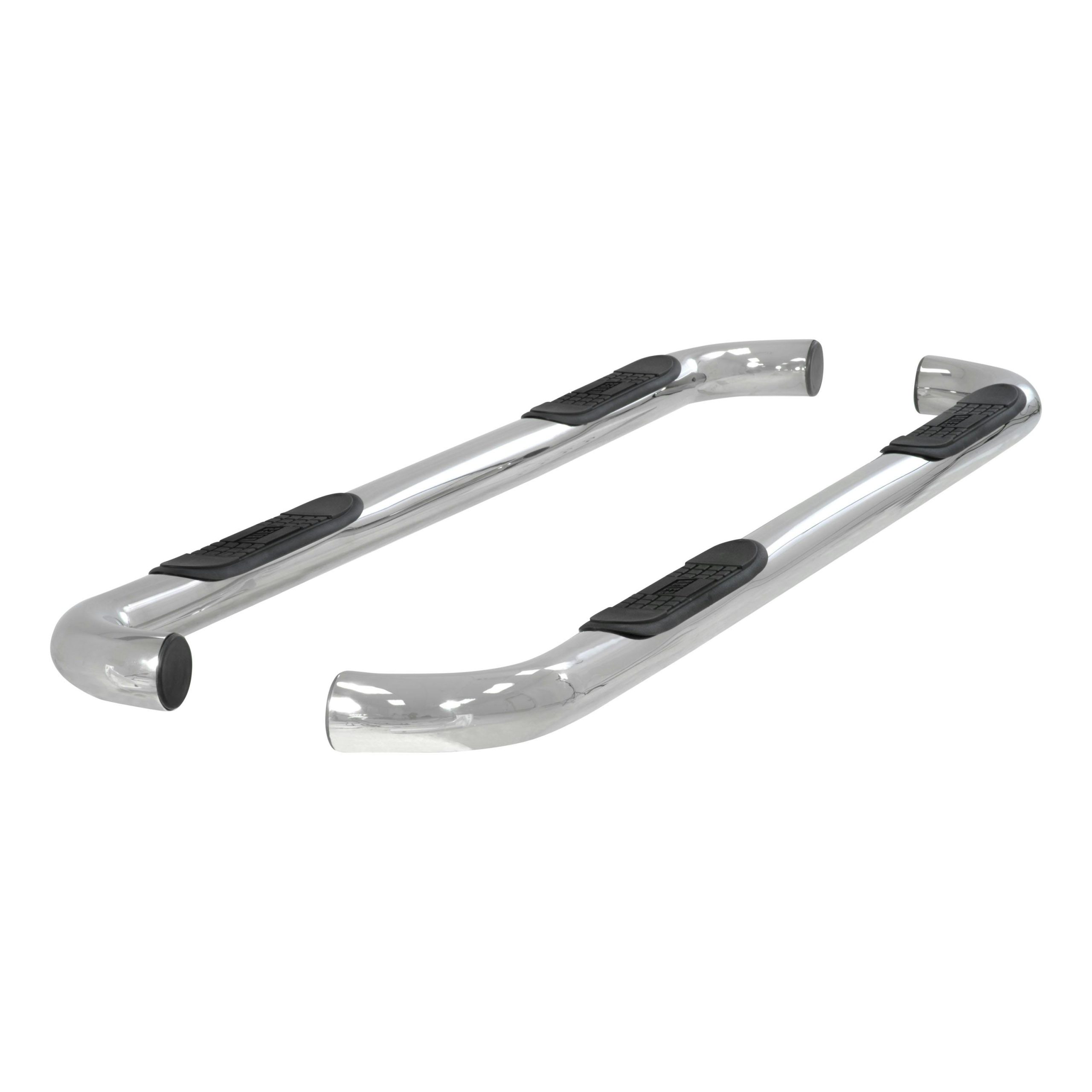 ARIES 203019-2 3 Round Polished Stainless Side Bars, Select Ford Explorer Sport Trac