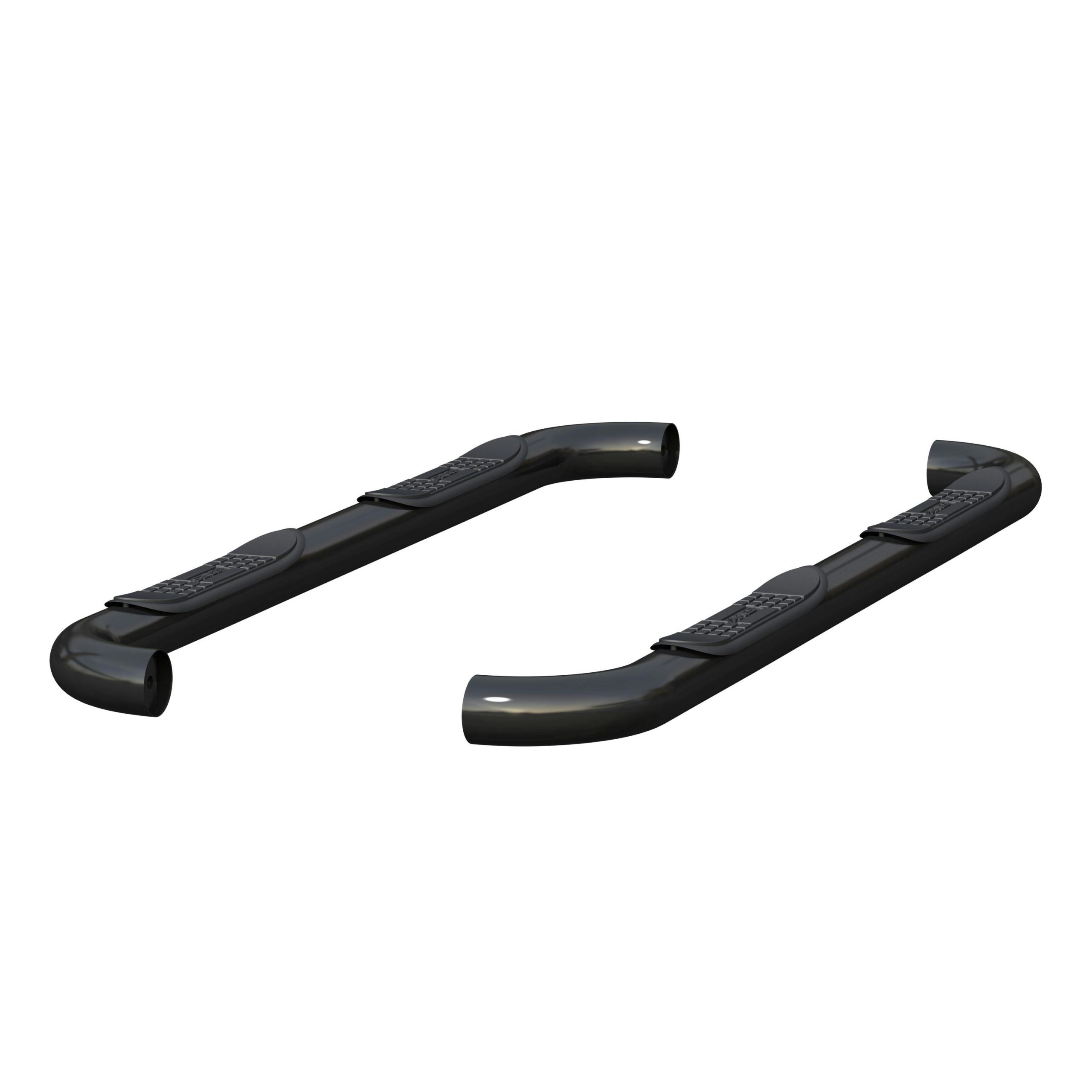 ARIES 203025 3" Round Black Steel Side Bars, Select Ford F-150, F-250, F-350 Super Duty