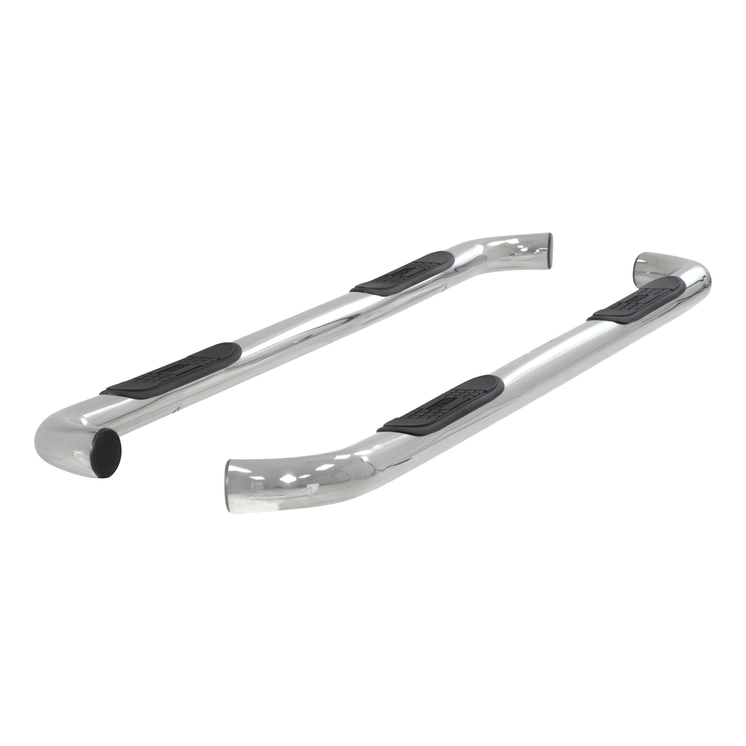 ARIES 203039-2 3" Round Polished Stainless Side Bars, Select Ford F-150