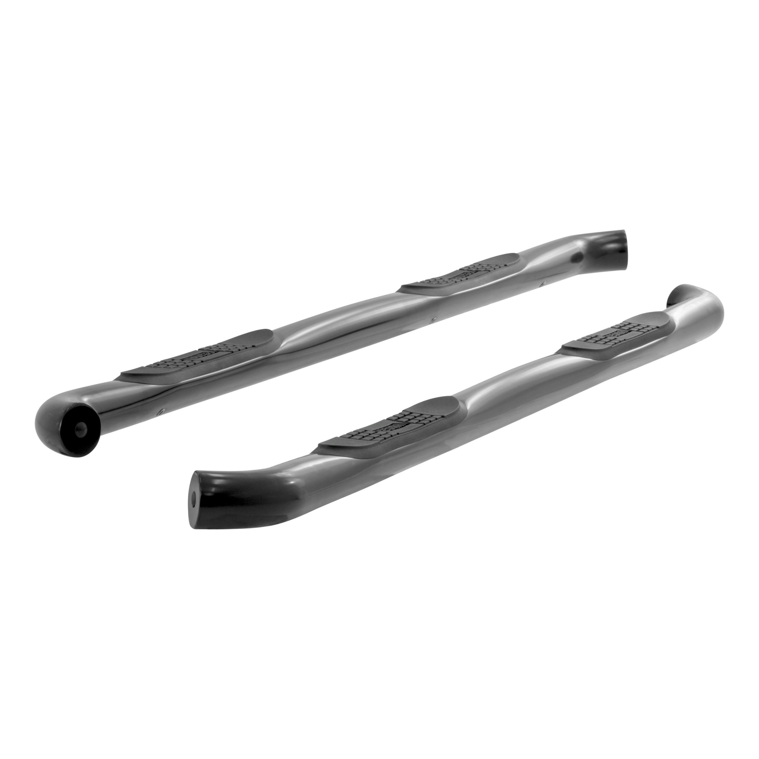 ARIES 203043 3" Round Black Steel Side Bars, Select Ford F-150 to F-550 Super Duty