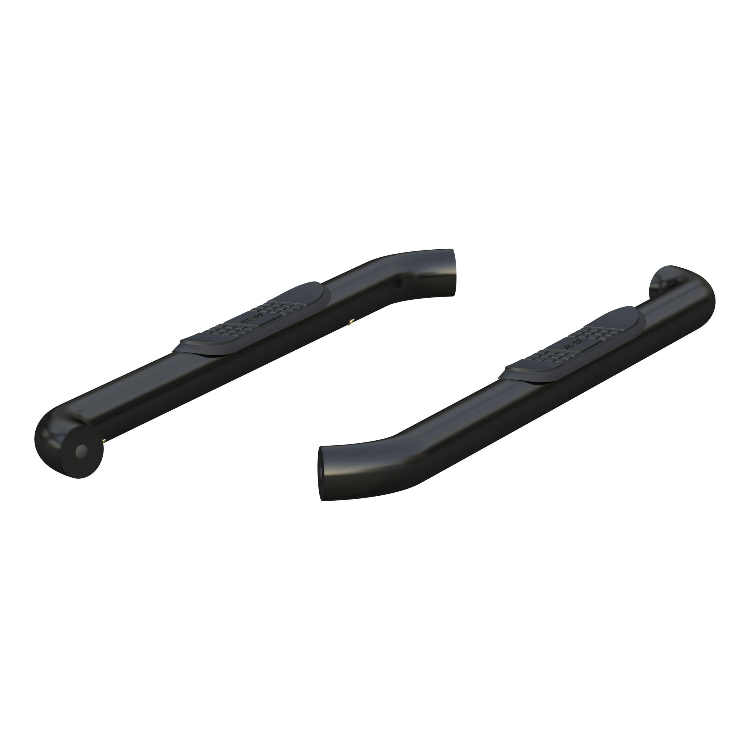 ARIES 203045 3" Round Black Steel Side Bars, Select Ford F-150, F-250, F-350 Super Duty