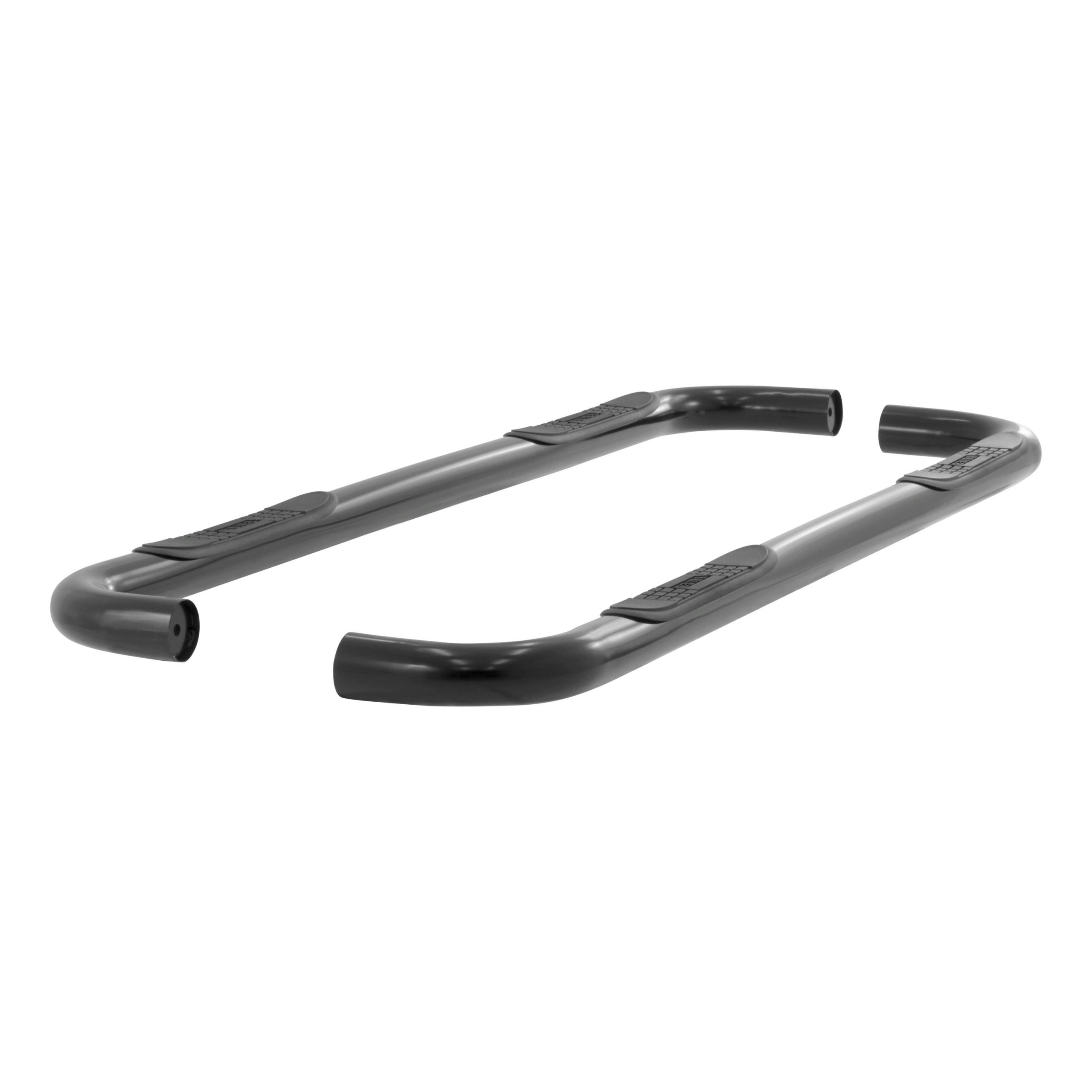 ARIES 204014 3" Round Black Steel Side Bars, Select Chevrolet Suburban