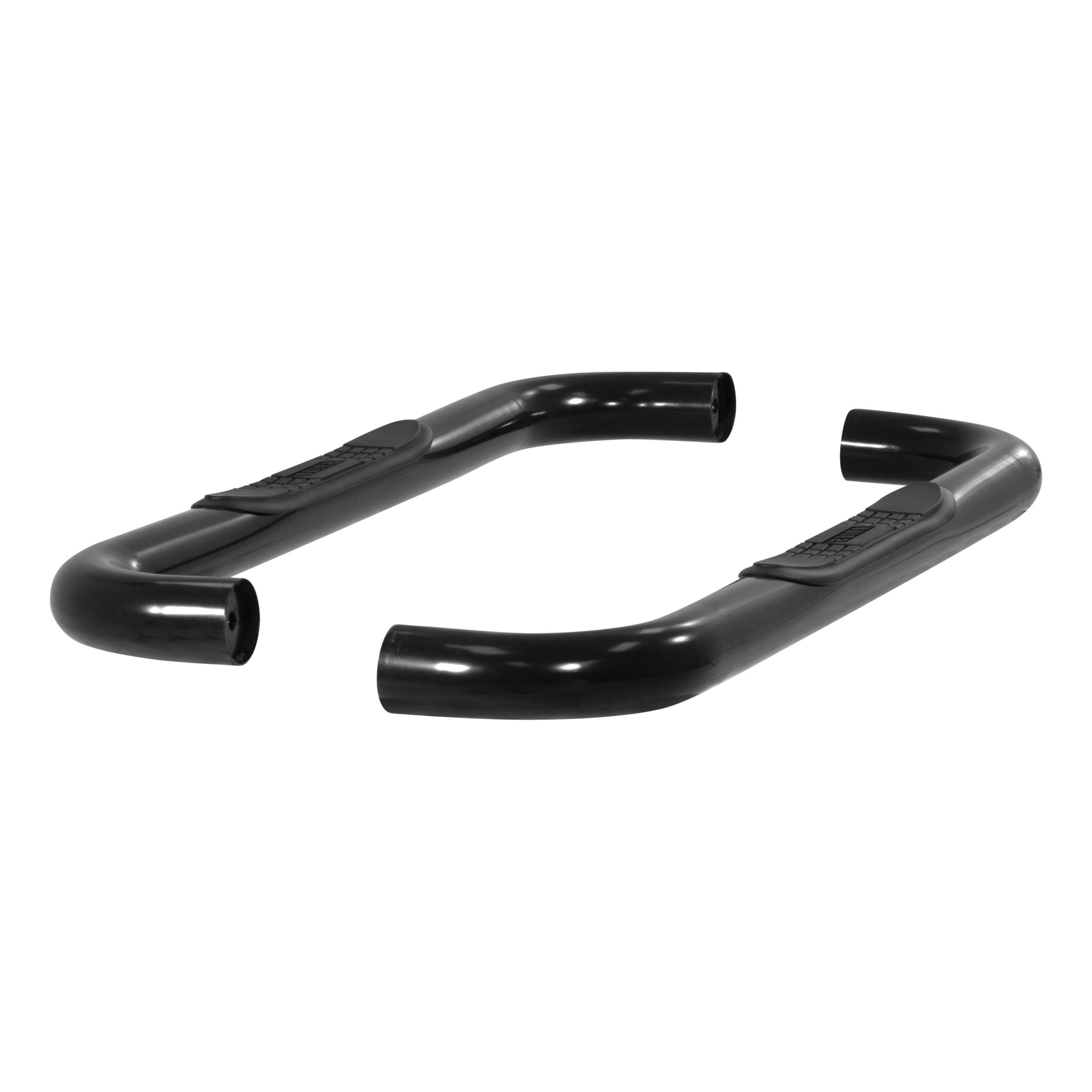 ARIES 204018 3" Round Black Steel Side Bars, Select Blazer FS, Tahoe, Yukon, C, K
