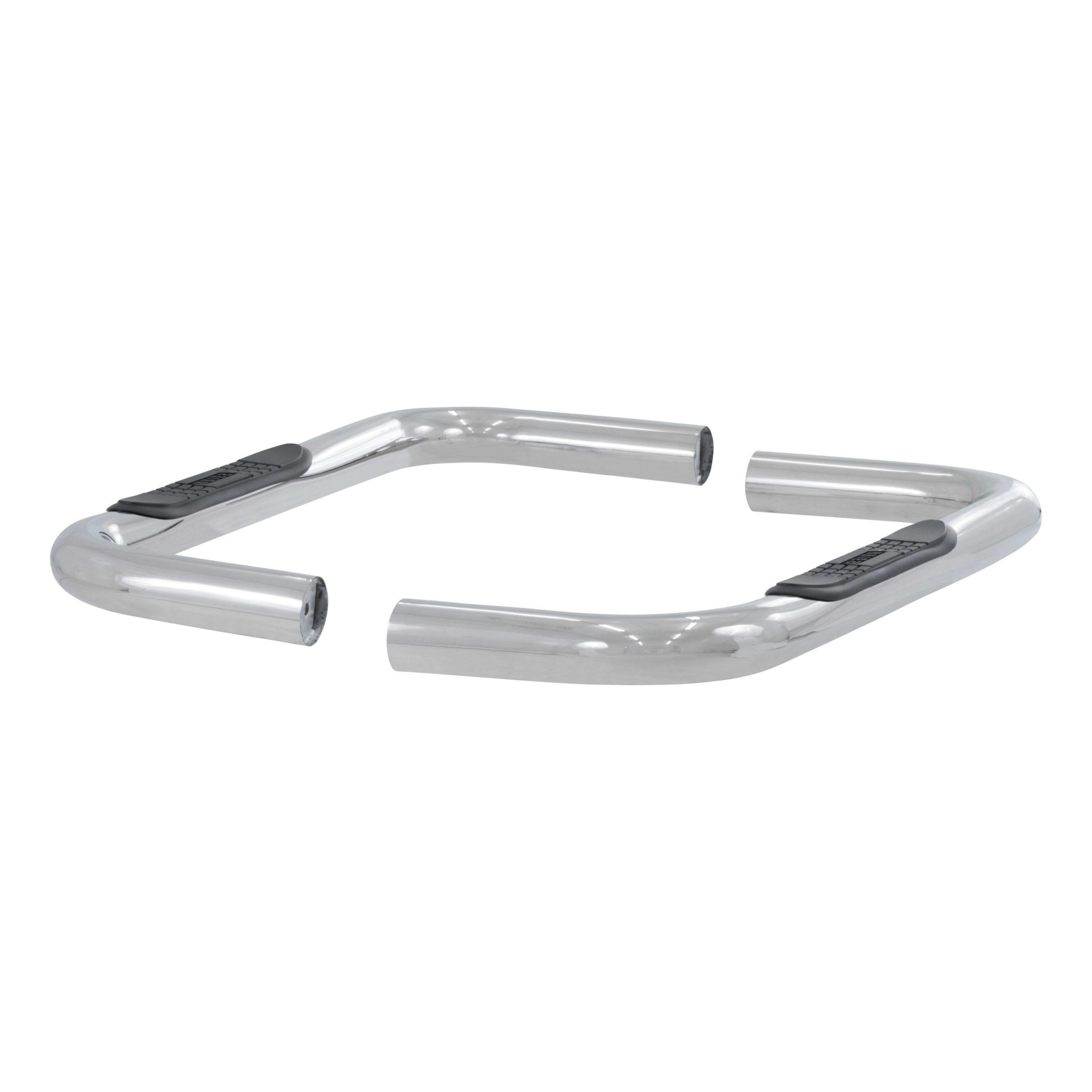 ARIES 204036-2 3" Round Polished Stainless Side Bars, Select Chevrolet, GMC C, K