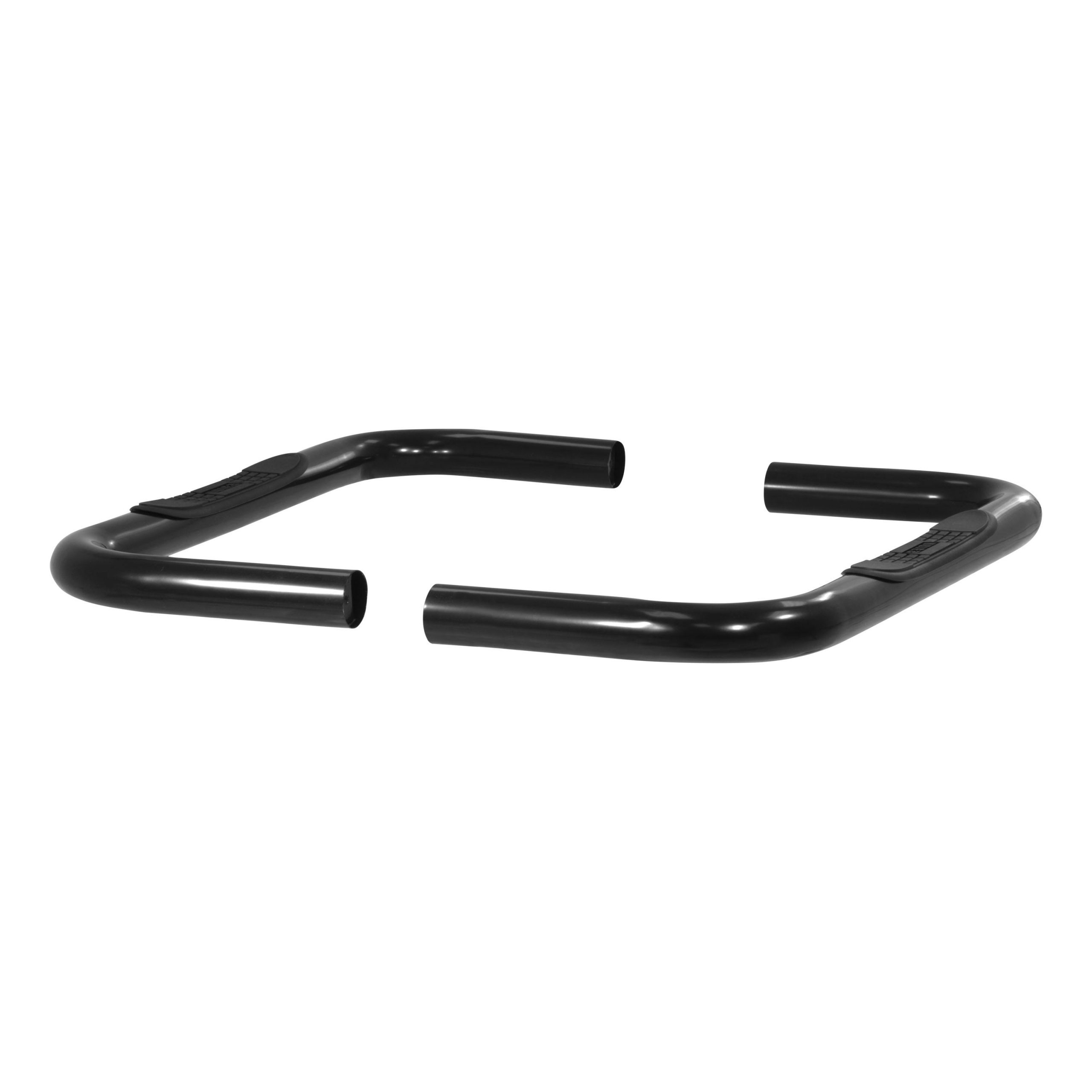 ARIES 204036 3in. Round Black Steel Side Bars; Select Chevrolet; GMC C; K