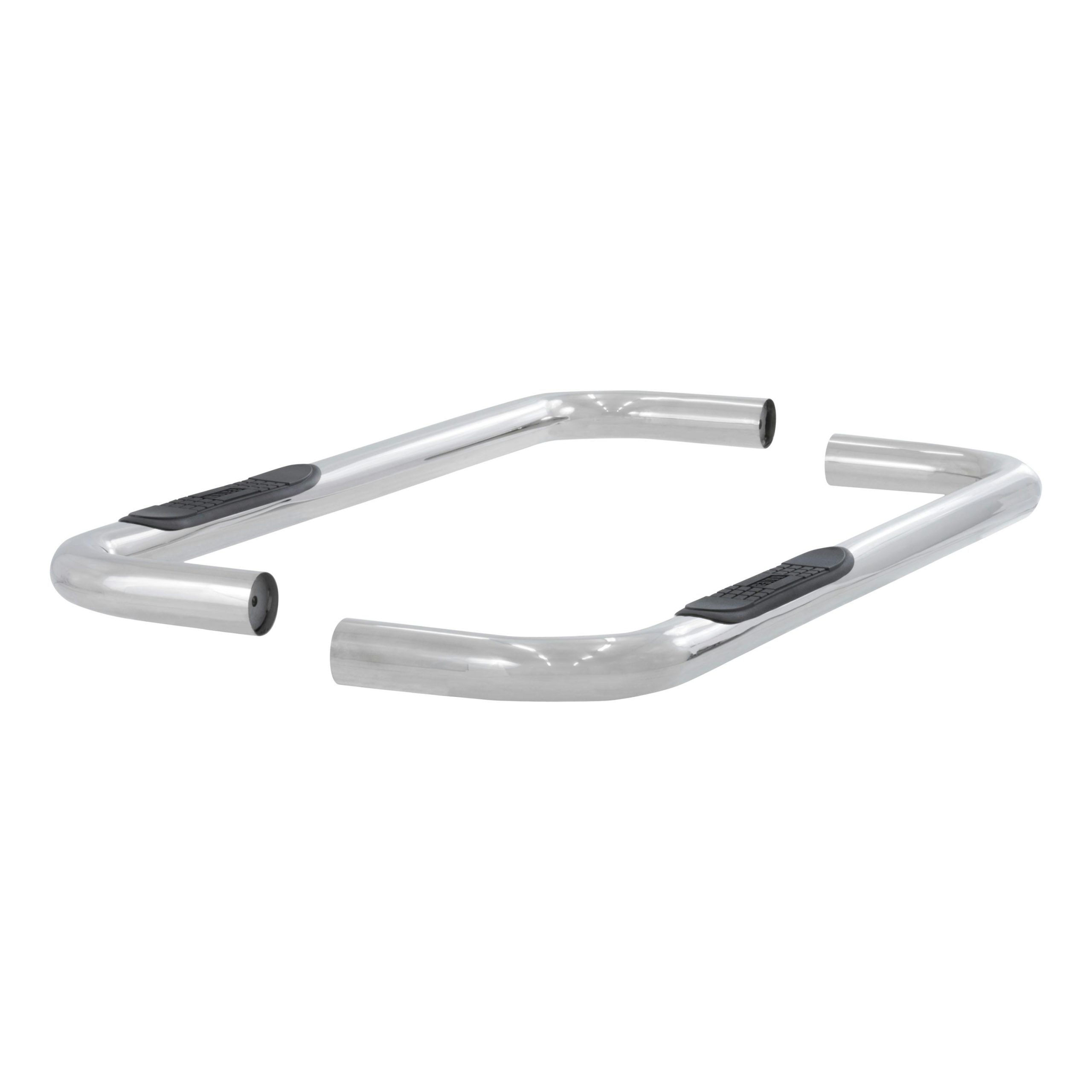 ARIES 204040-2 3" Round Polished Stainless Side Bars, Select Chevrolet, GMC C, K