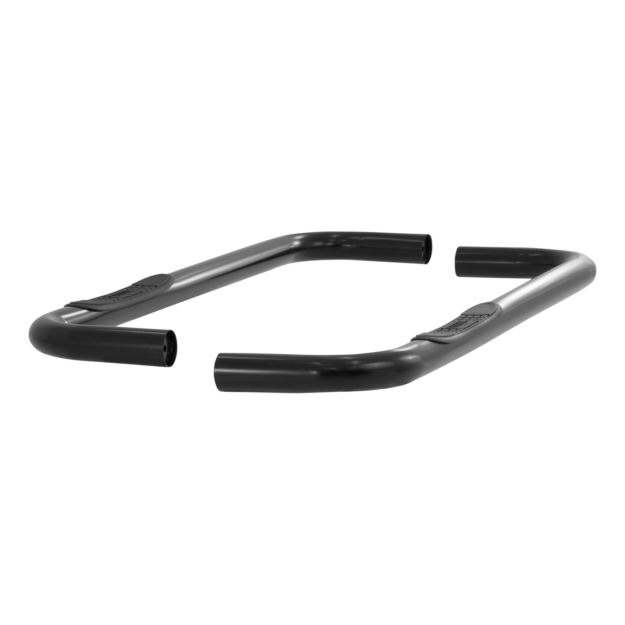 ARIES 204040 3" Round Black Steel Side Bars, Select Chevrolet, GMC C, K