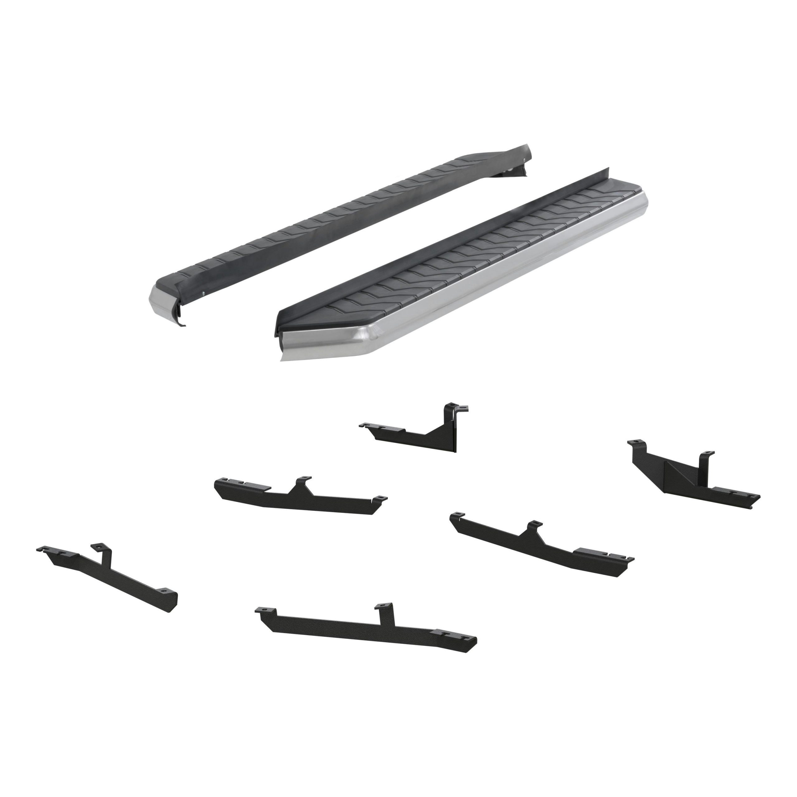 ARIES 2051019 AeroTread 5in. x 70in. Polished Stainless Running Boards; Select Hyundai Tucson