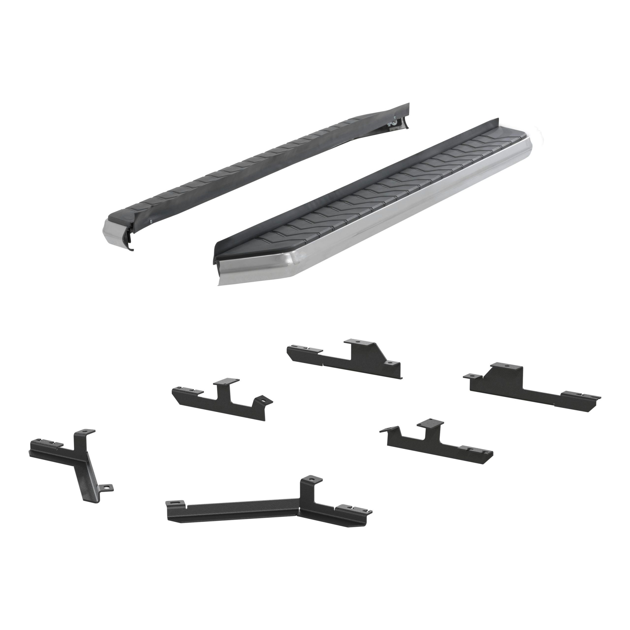 ARIES 2051022 AeroTread 5" x 73" Polished Stainless Running Boards, Select Equinox, Terrain