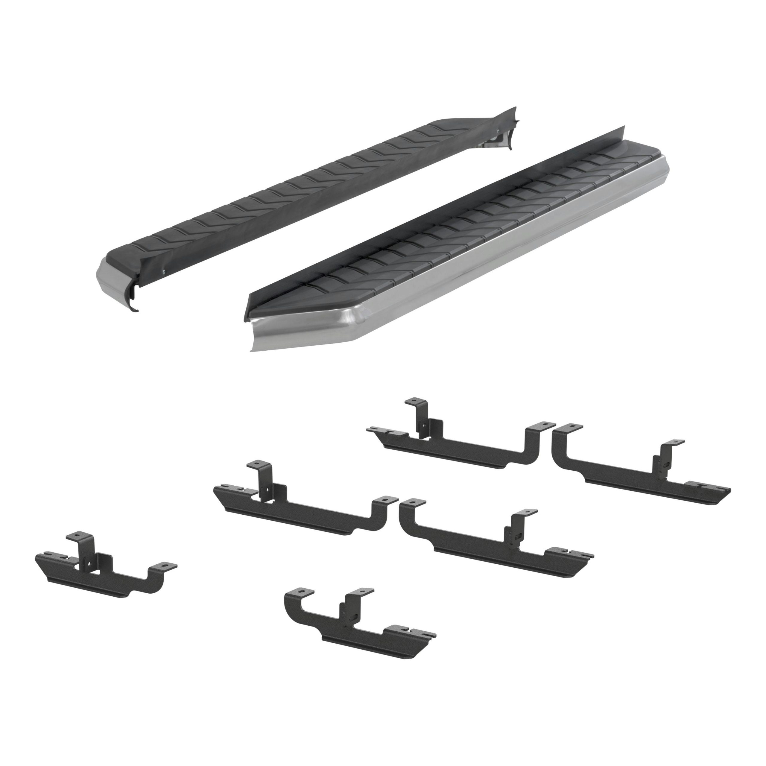 ARIES 2051023 AeroTread 5" x 67" Polished Stainless Running Boards, Select Jeep Renegade