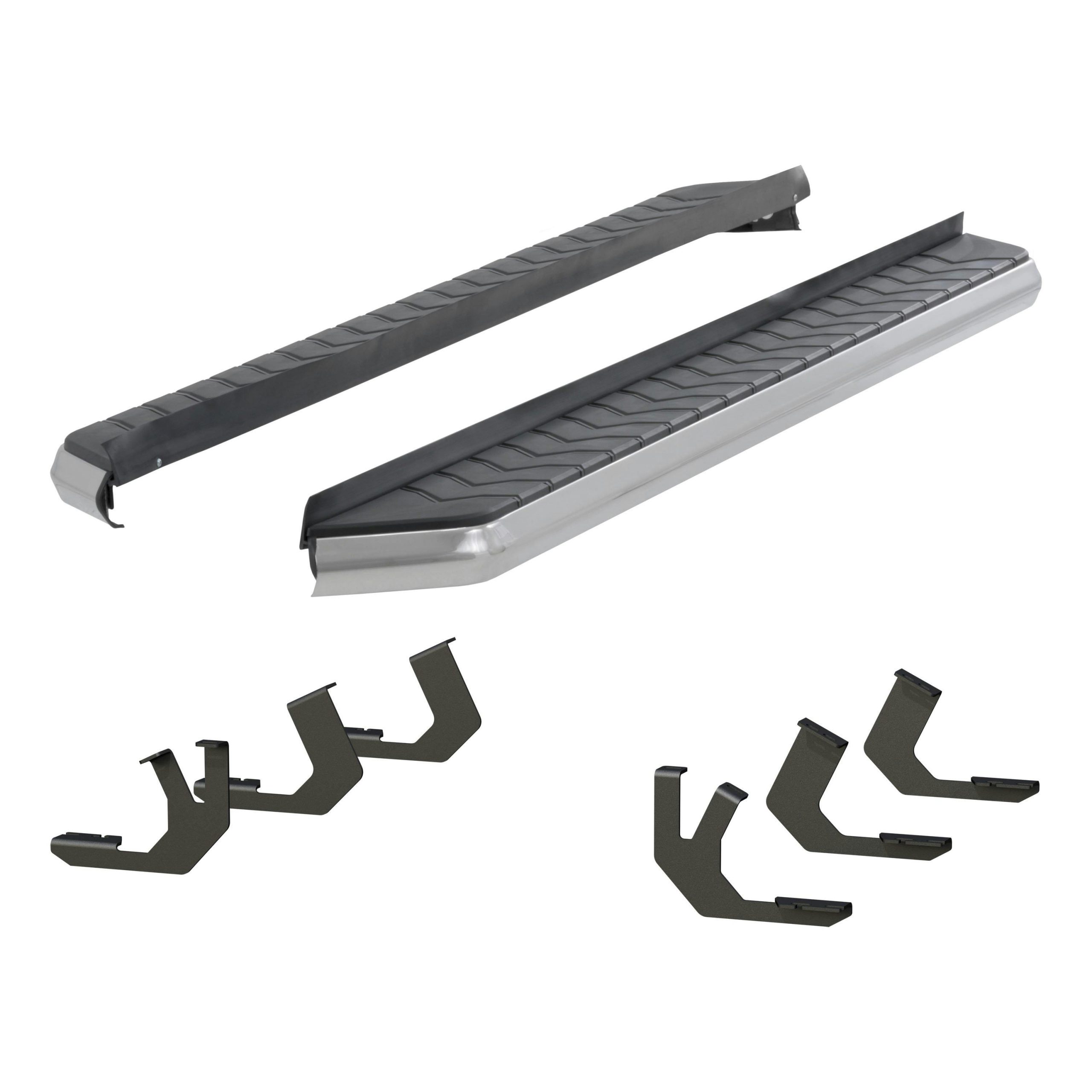 ARIES 2051025 AeroTread 5" x 70" Polished Stainless Running Boards, Select Toyota 4Runner