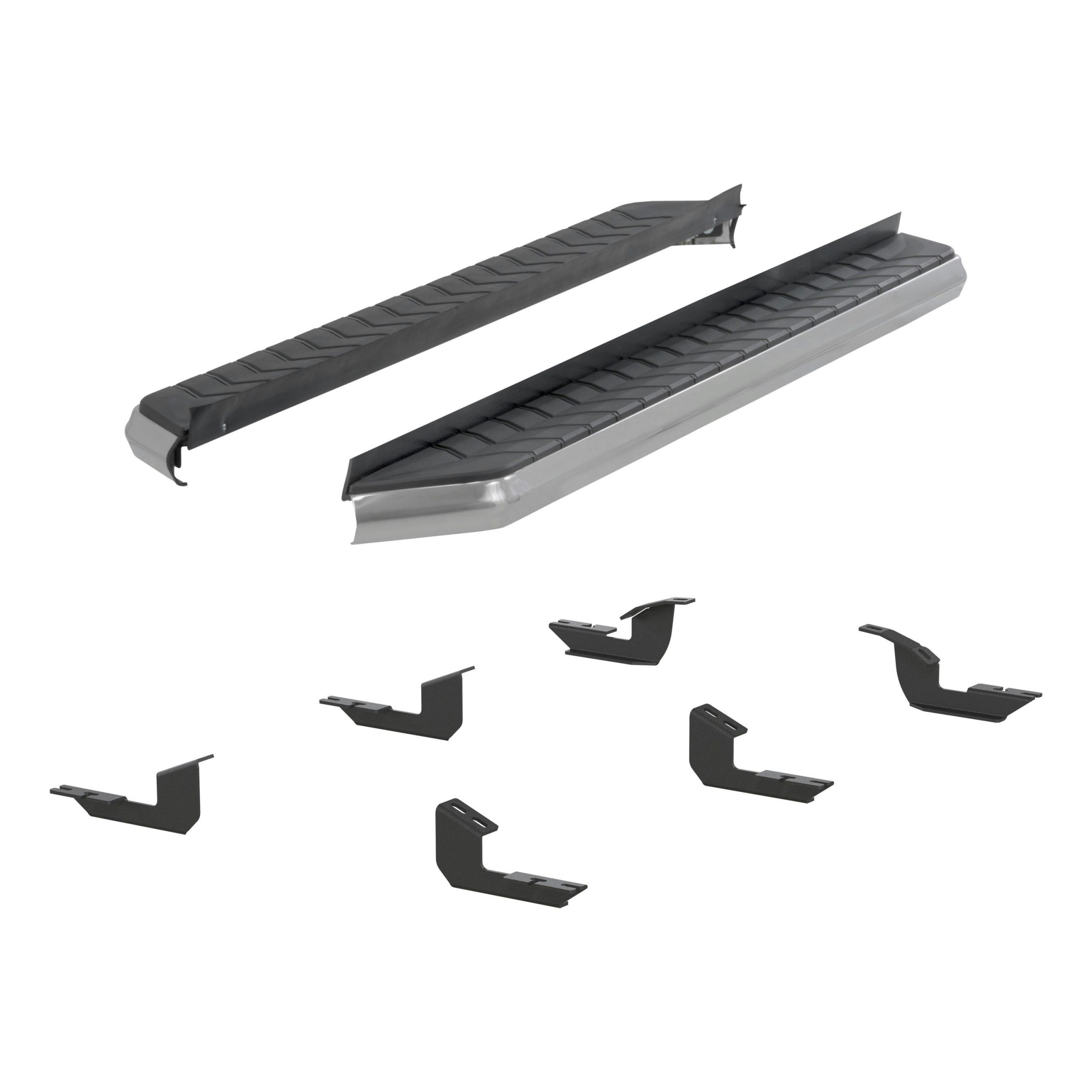 ARIES 2051027 AeroTread 5" x 67" Polished Stainless Running Boards, Select Toyota 4Runner