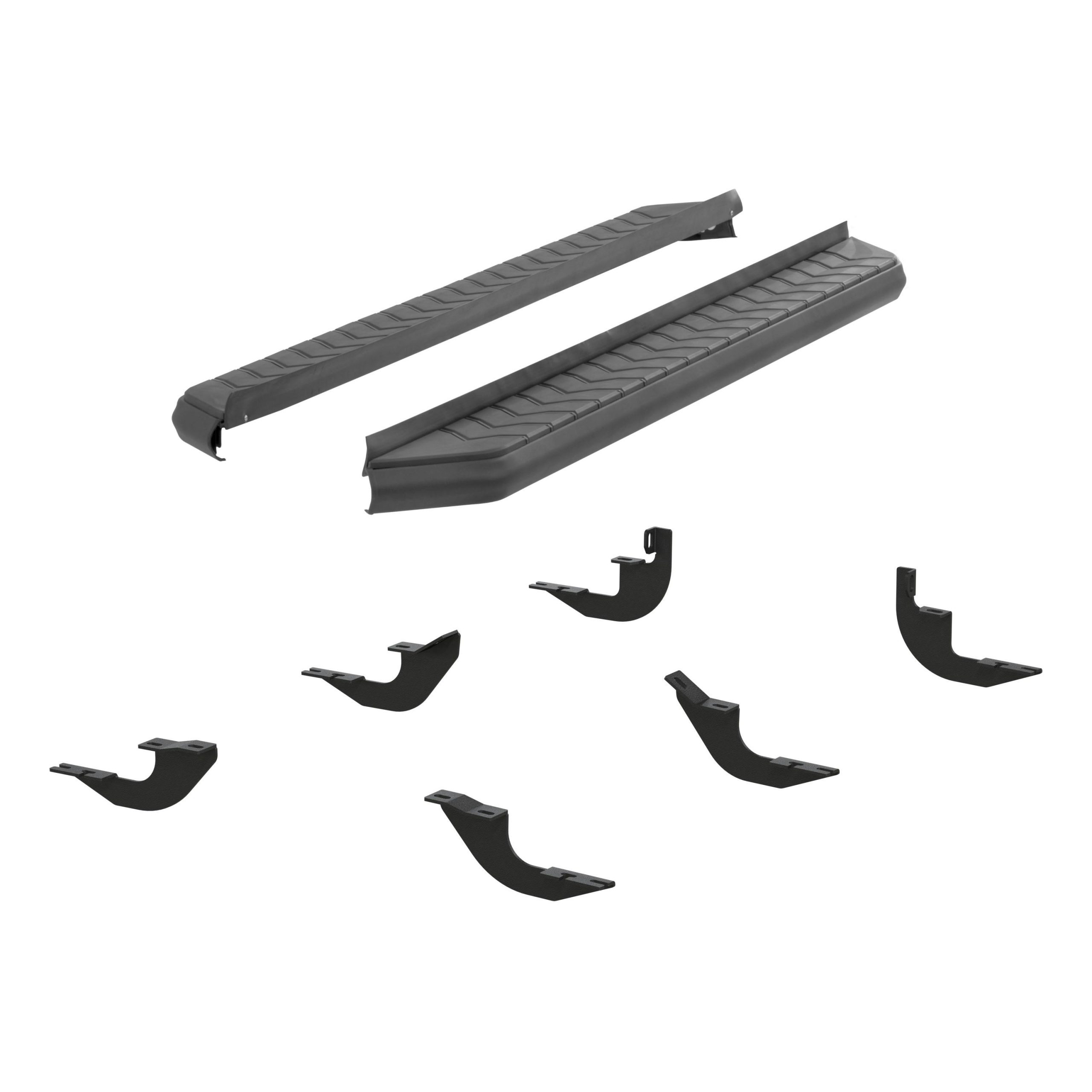 ARIES 2061001 AeroTread 5" x 70" Black Stainless Running Boards, Select Acura MDX