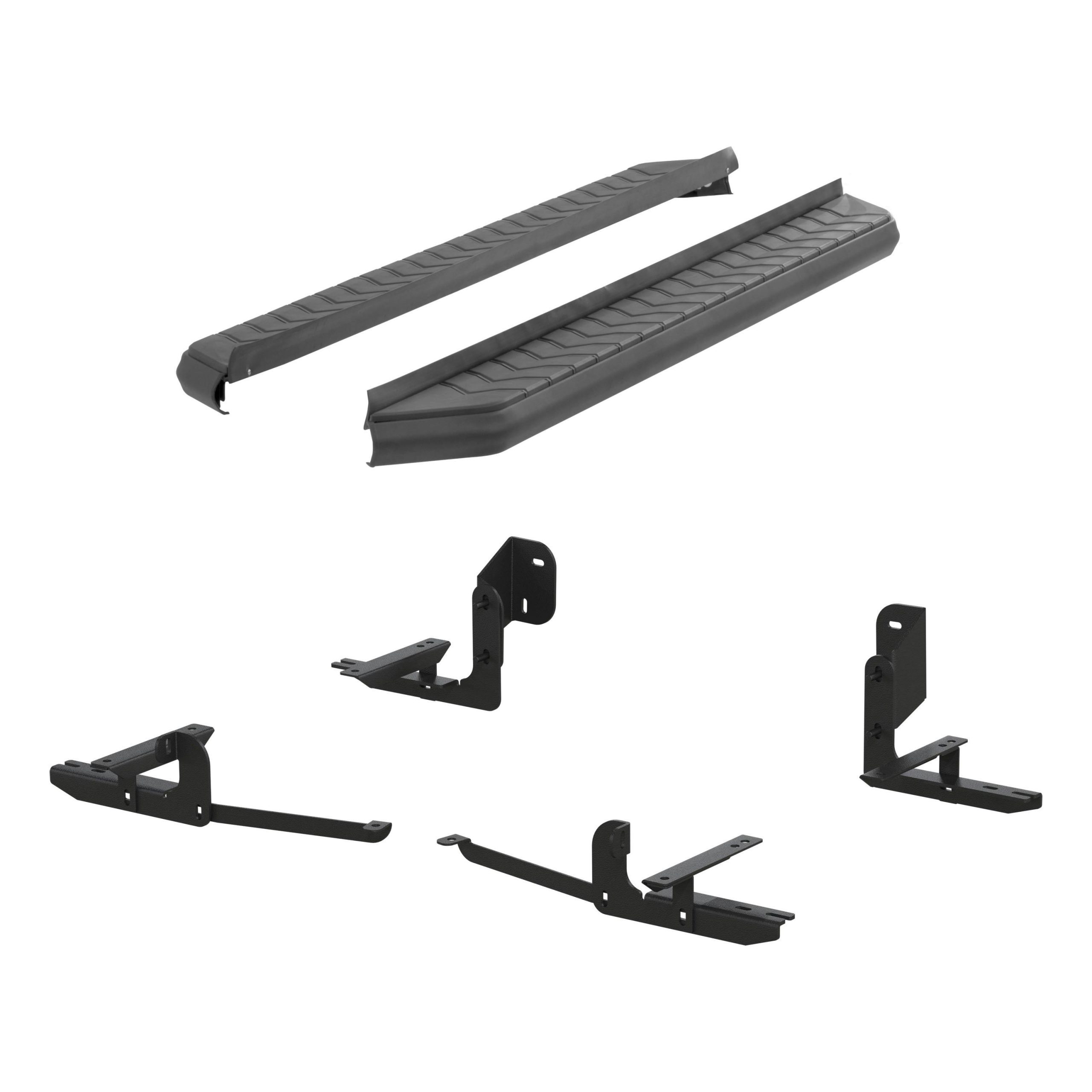 ARIES 2061011 AeroTread 5" x 70" Black Stainless Running Boards, Select Nissan Pathfinder