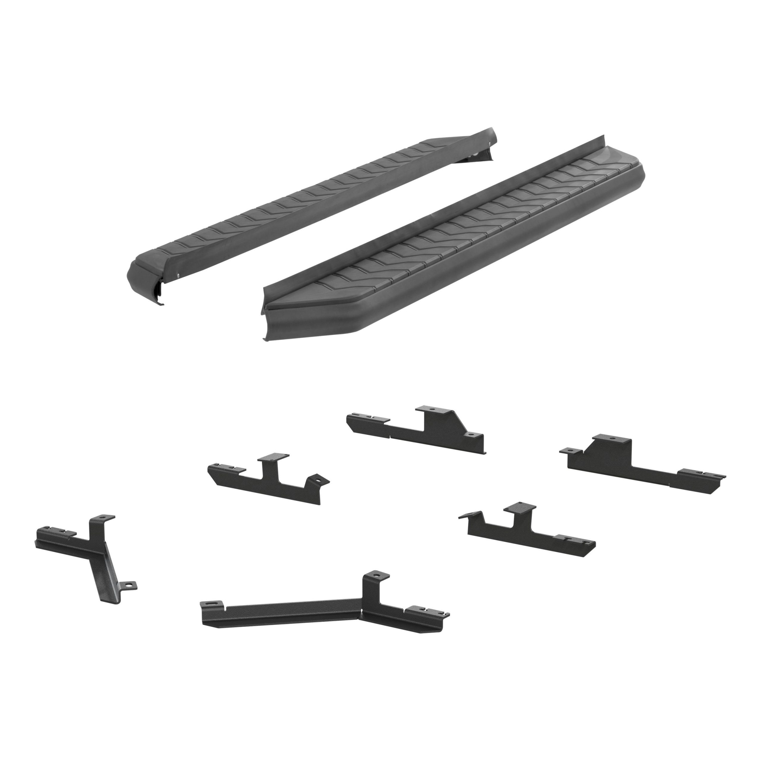 ARIES 2061022 AeroTread 5" x 73" Black Stainless Running Boards, Select Equinox, Terrain