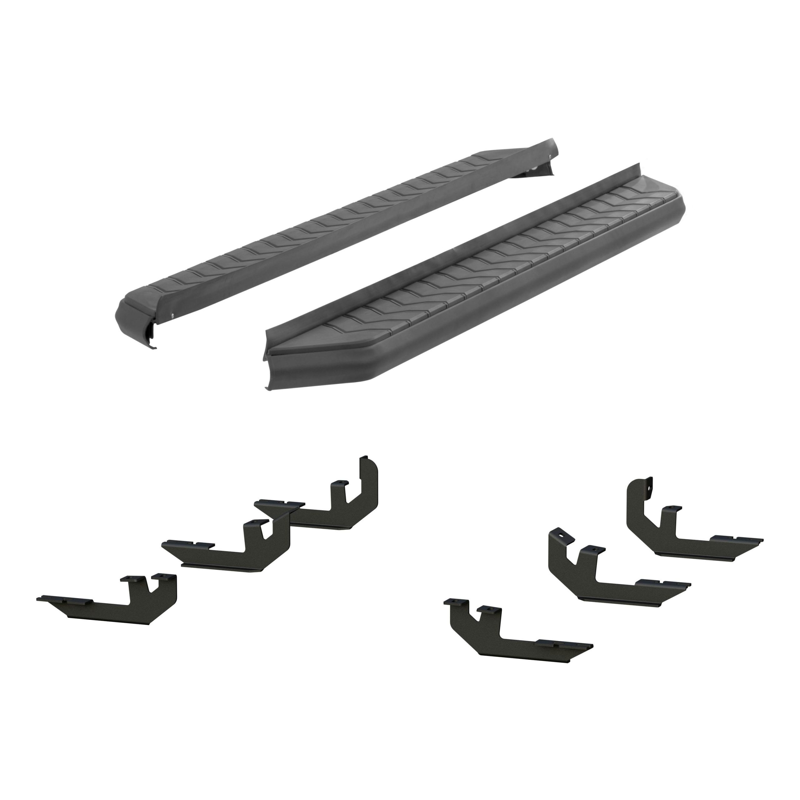 ARIES 2061029 AeroTread 5" x 70" Black Stainless Running Boards, Select Honda Pilot
