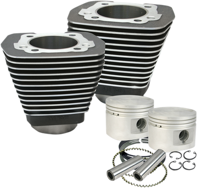 S&S CYCLE Cylinder/Piston Kit - Black 910-0182