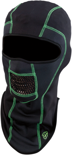 ARCTIVA Balaclava Pro - Black/Green - Large/XL 2503-0378