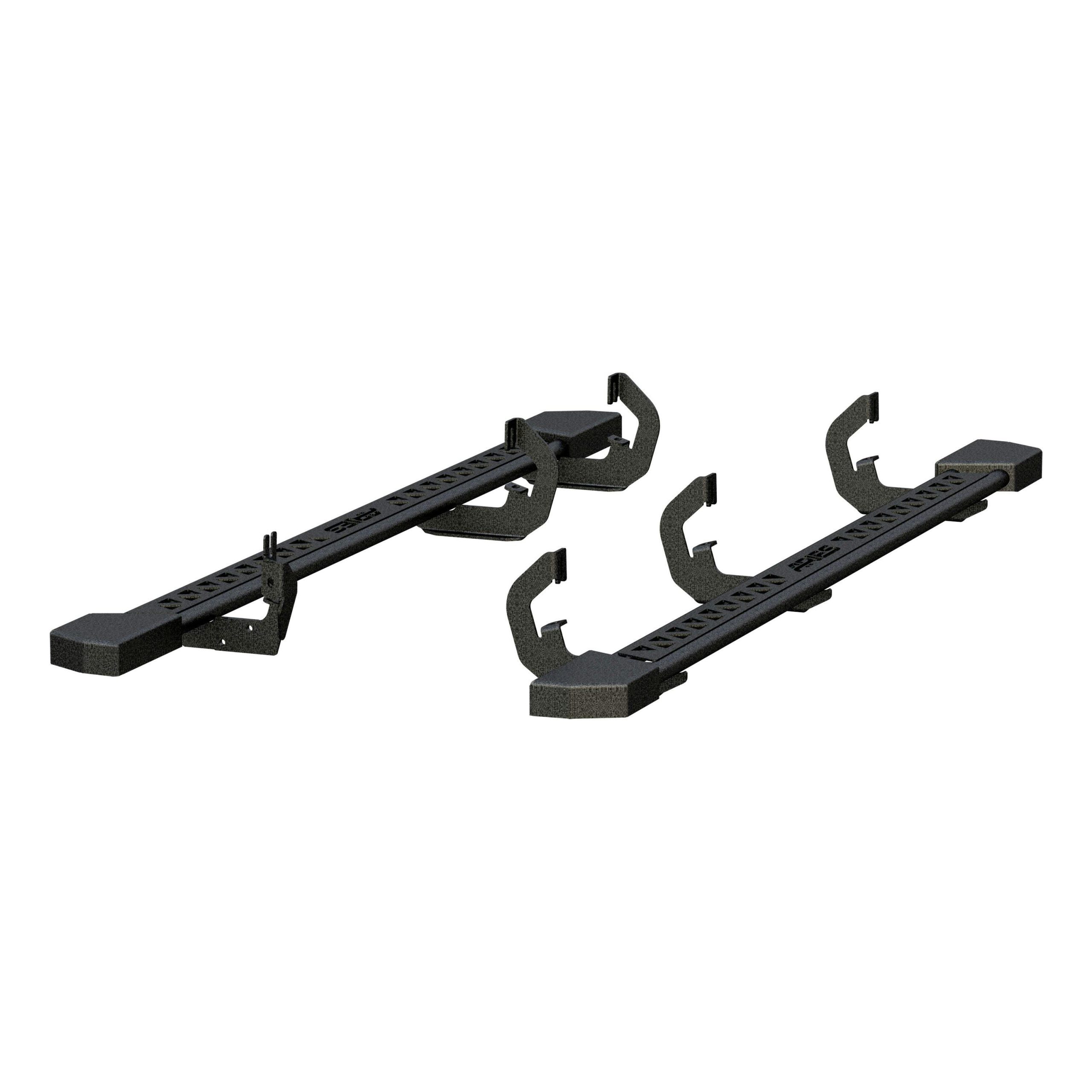 ARIES 2074108 Rocker Step Running Boards, Select Silverado, Sierra 1500, 2500, 3500 Ext. Crew