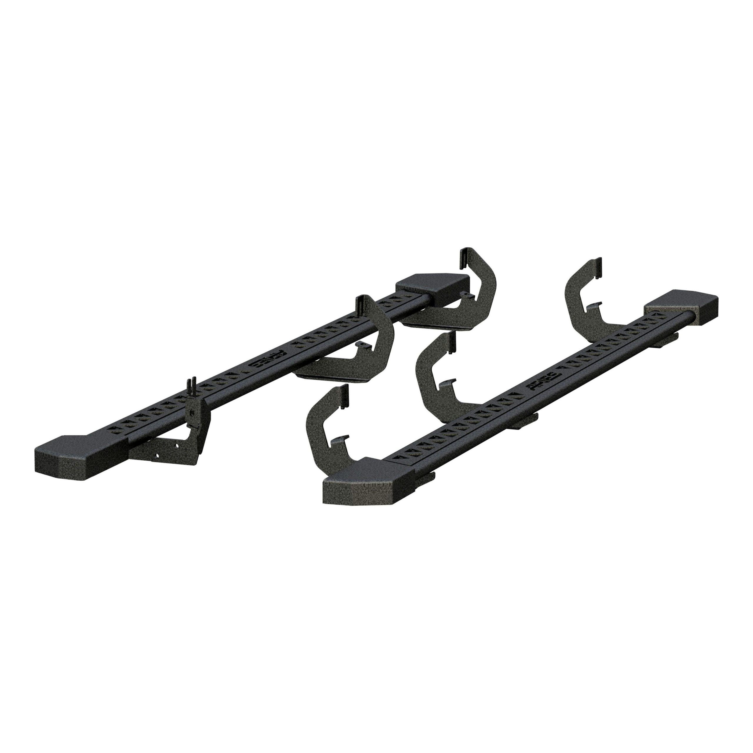 ARIES 2074109 Rocker Step Running Boards, Select Silverado, Sierra 1500, 2500, 3500 Crew Cab