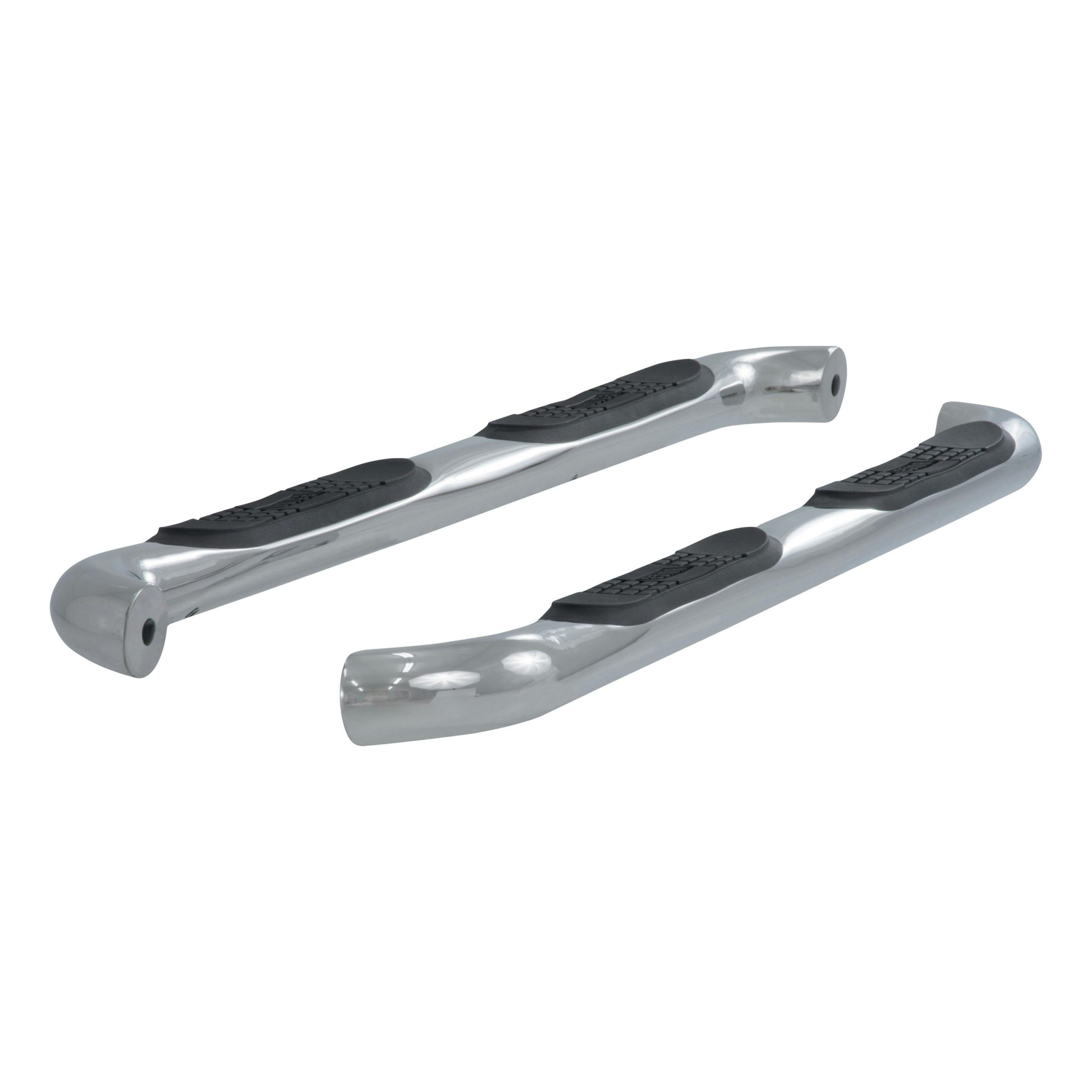 ARIES 208005-2 3in. Round Polished Stainless Side Bars; Select Mitsubishi Outlander; RVR