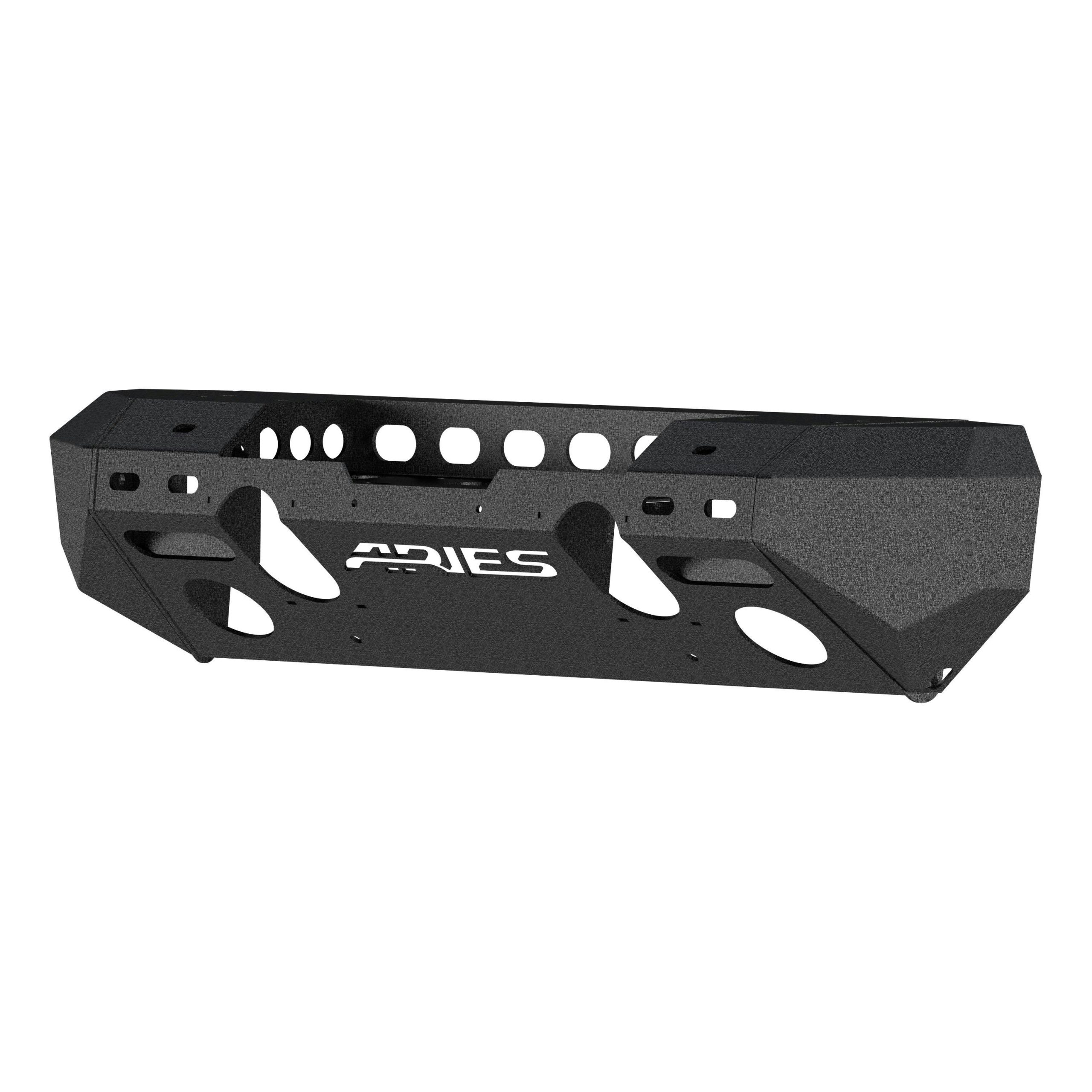 ARIES 2082070 TrailChaser Jeep Wrangler JL; Gladiator Steel Front Bumper (Option 6)