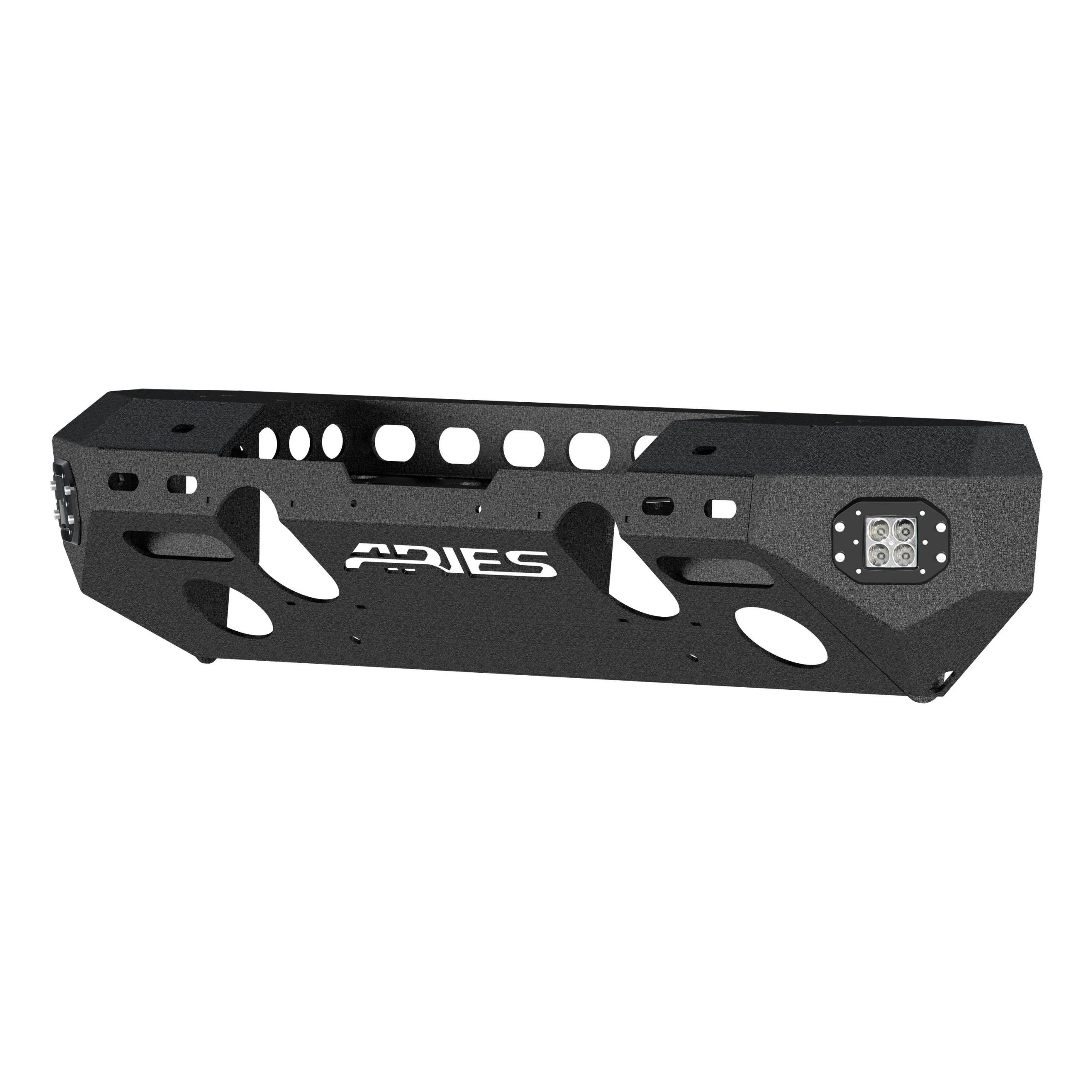 ARIES 2082071 TrailChaser Jeep Wrangler JL; Gladiator Steel Front Bumper (Option 5)
