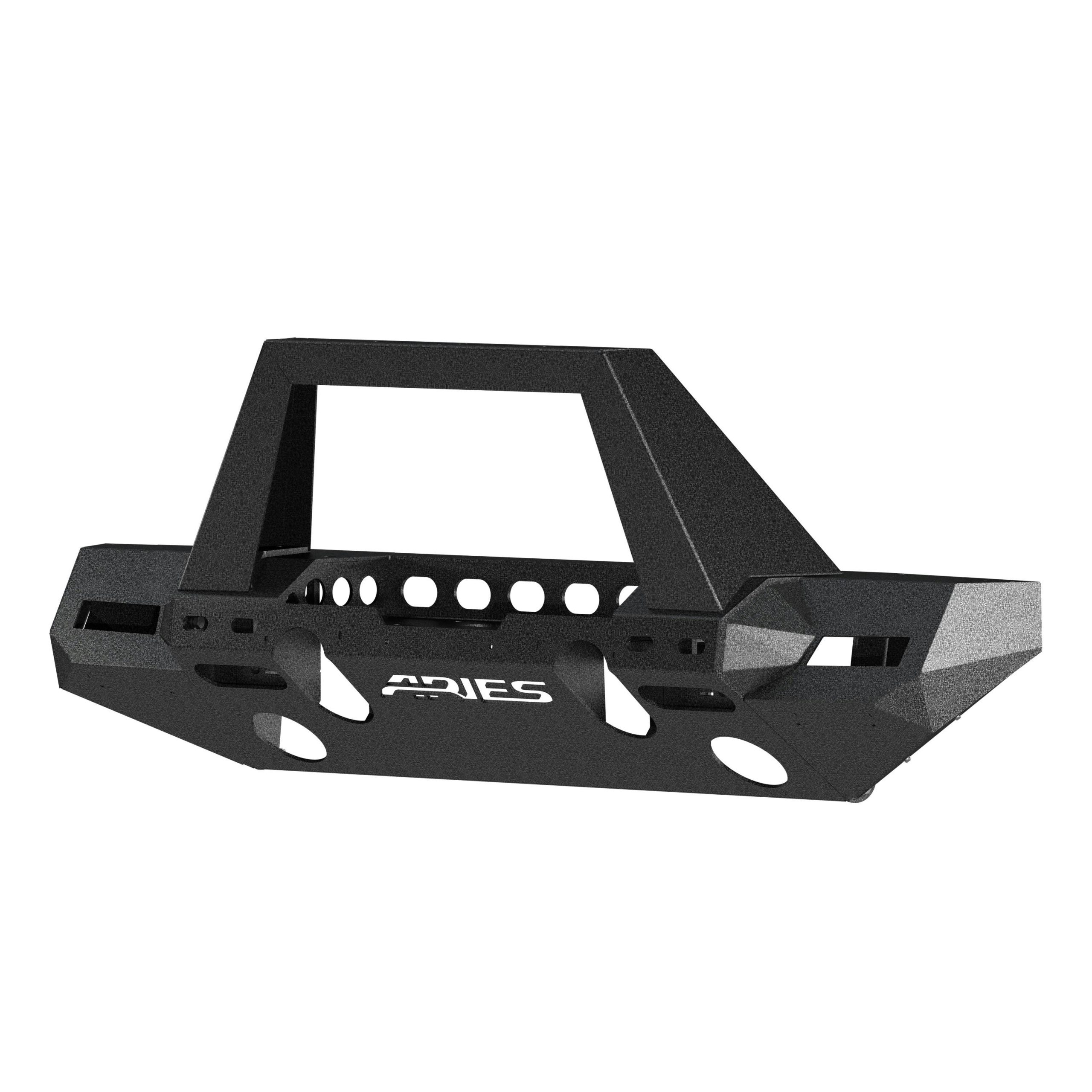 ARIES 2082089 TrailChaser Jeep Wrangler JL; Gladiator Steel Front Bumper (Option 9)