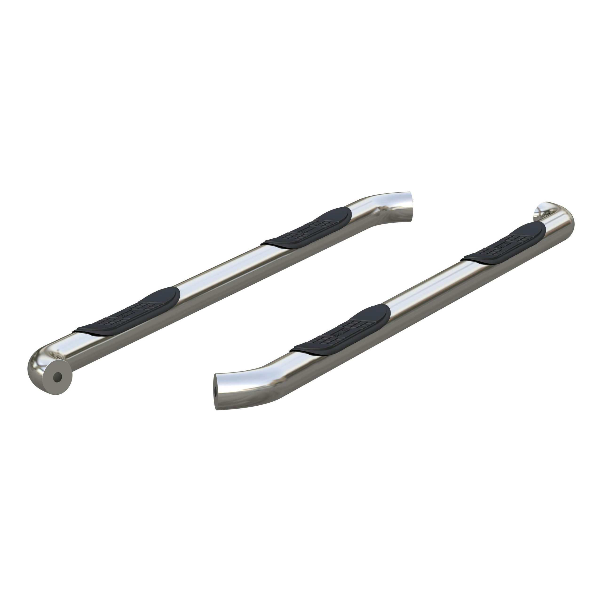 ARIES 209018-2 3" Round Polished Stainless Side Bars, Select Nissan Equator, Frontier